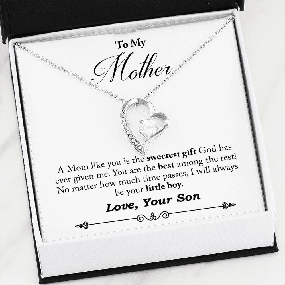 You Are The Best Mom Ever Forever Love Necklace