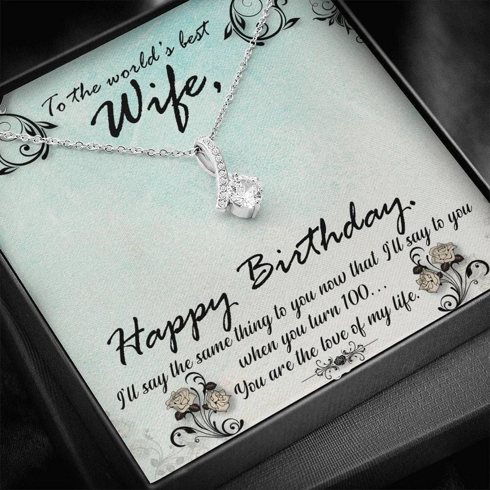 You Are The Love Of My Life Alluring Beauty Necklace Gift For Her