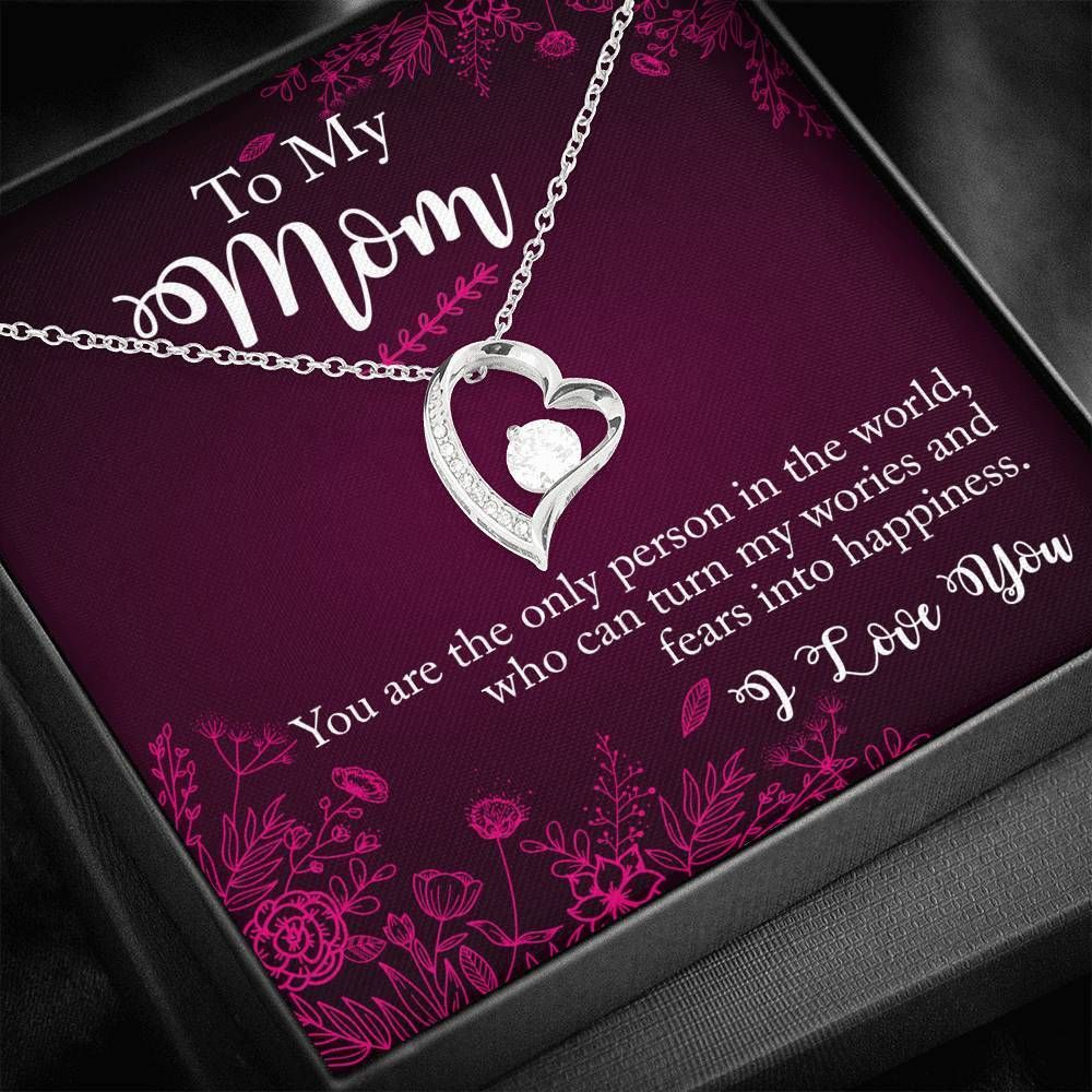 You Are The Only Person In The World Who I Love Forever Love Necklace