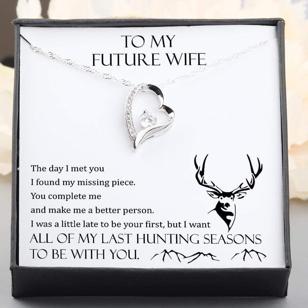 You Complete Me Gift For Wife Future Wife Silver Forever Love Necklace