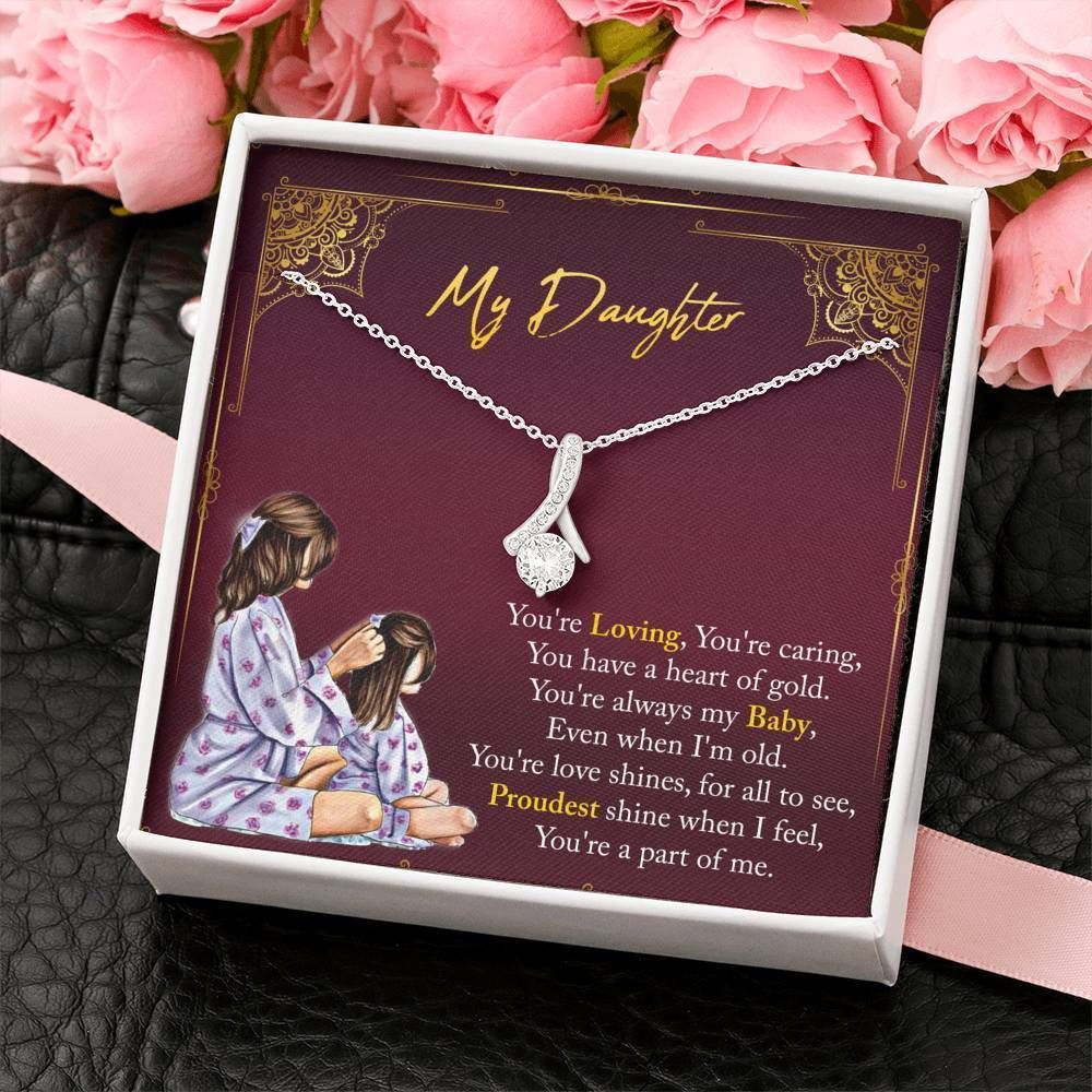 You Have A Heart Of Gold Giving Daughter Alluring Beauty Necklace