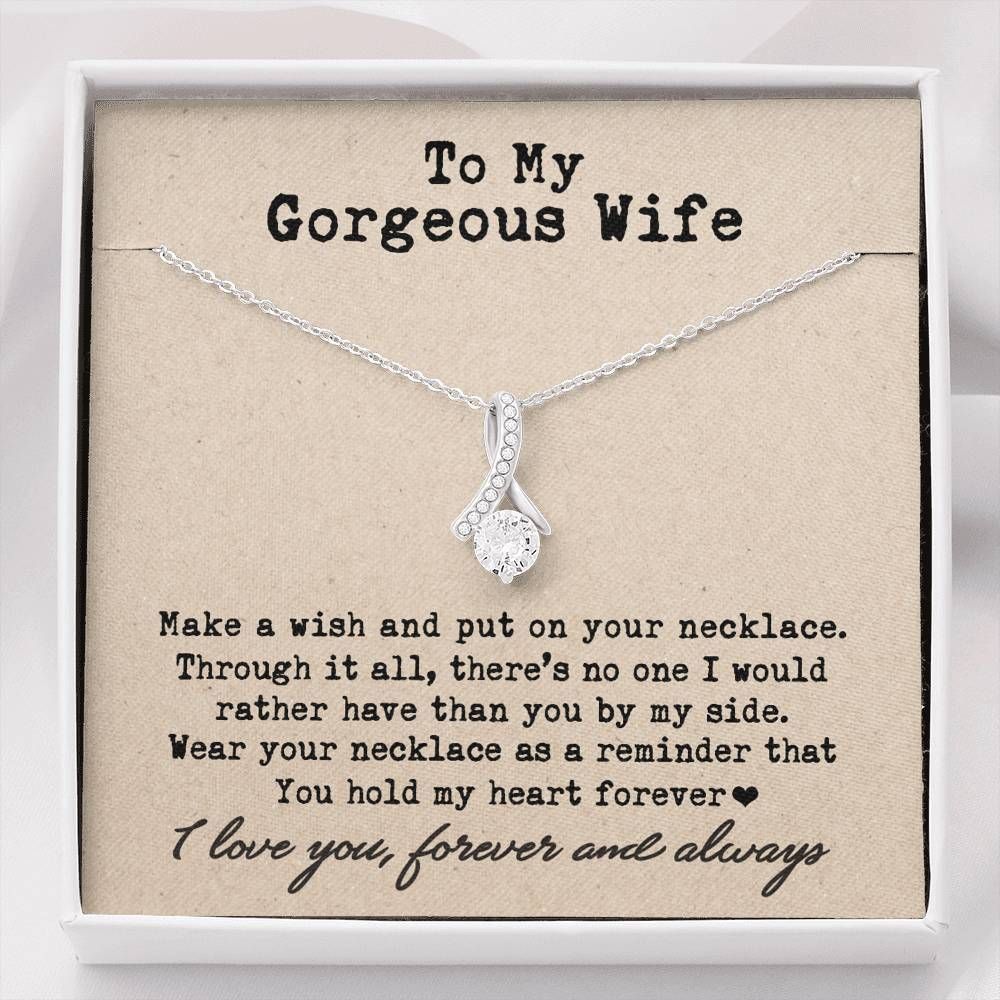 You Hold My Heart Forever Alluring Beauty Necklace Gift For Wife