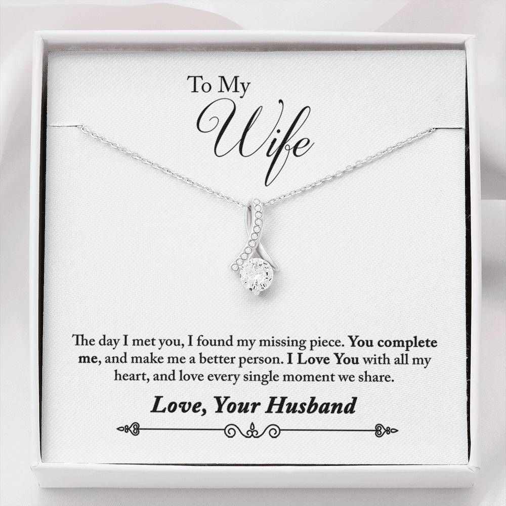 You Make Me A Better Person Husband To Wife Alluring Beauty Necklace