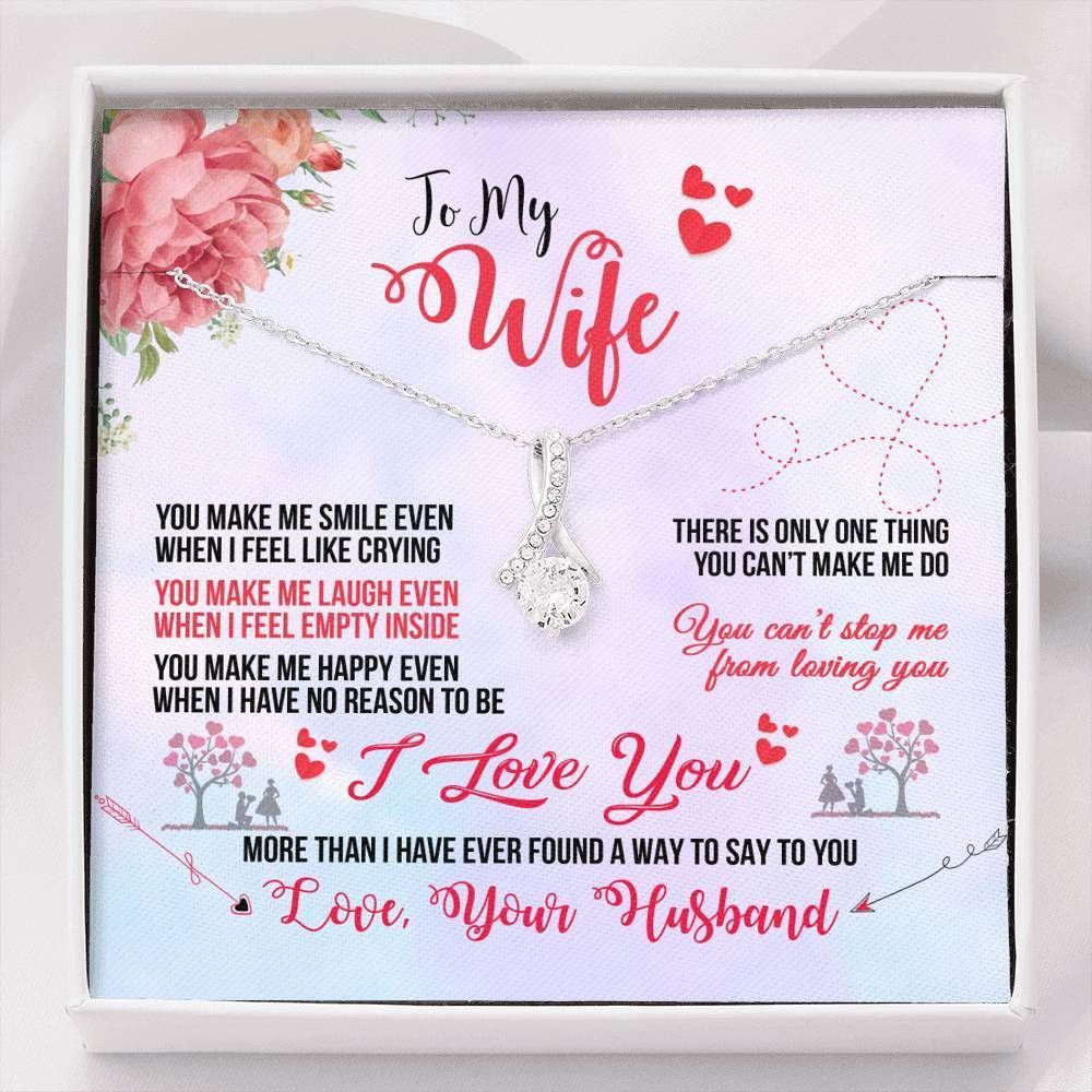 You Make Me Smile Husband To Wife Alluring Beauty Necklace