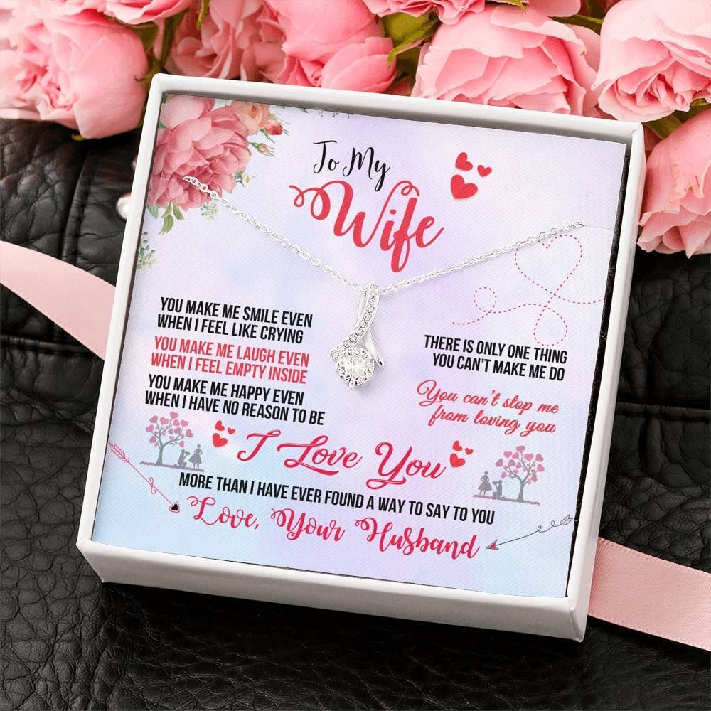 You Make Me Smile Husband To Wife Alluring Beauty Necklace