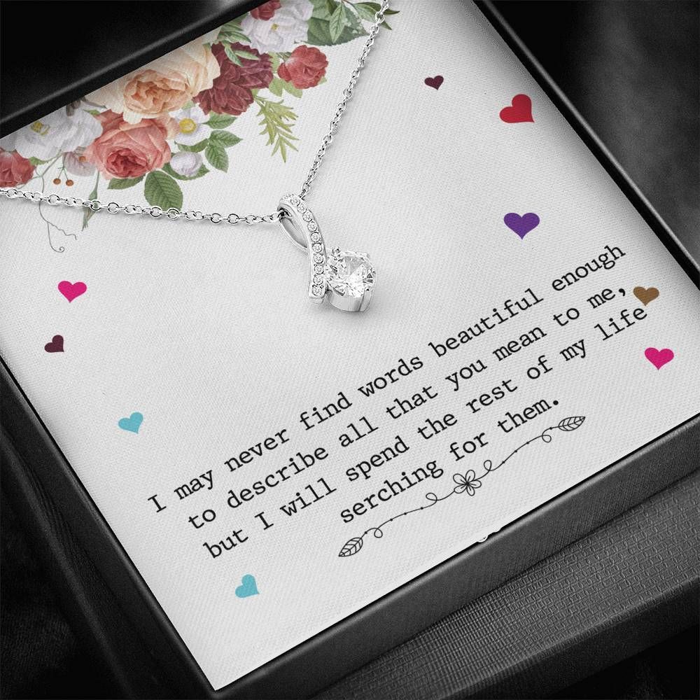 You Mean To Me Alluring Beauty Necklace Gift For Her