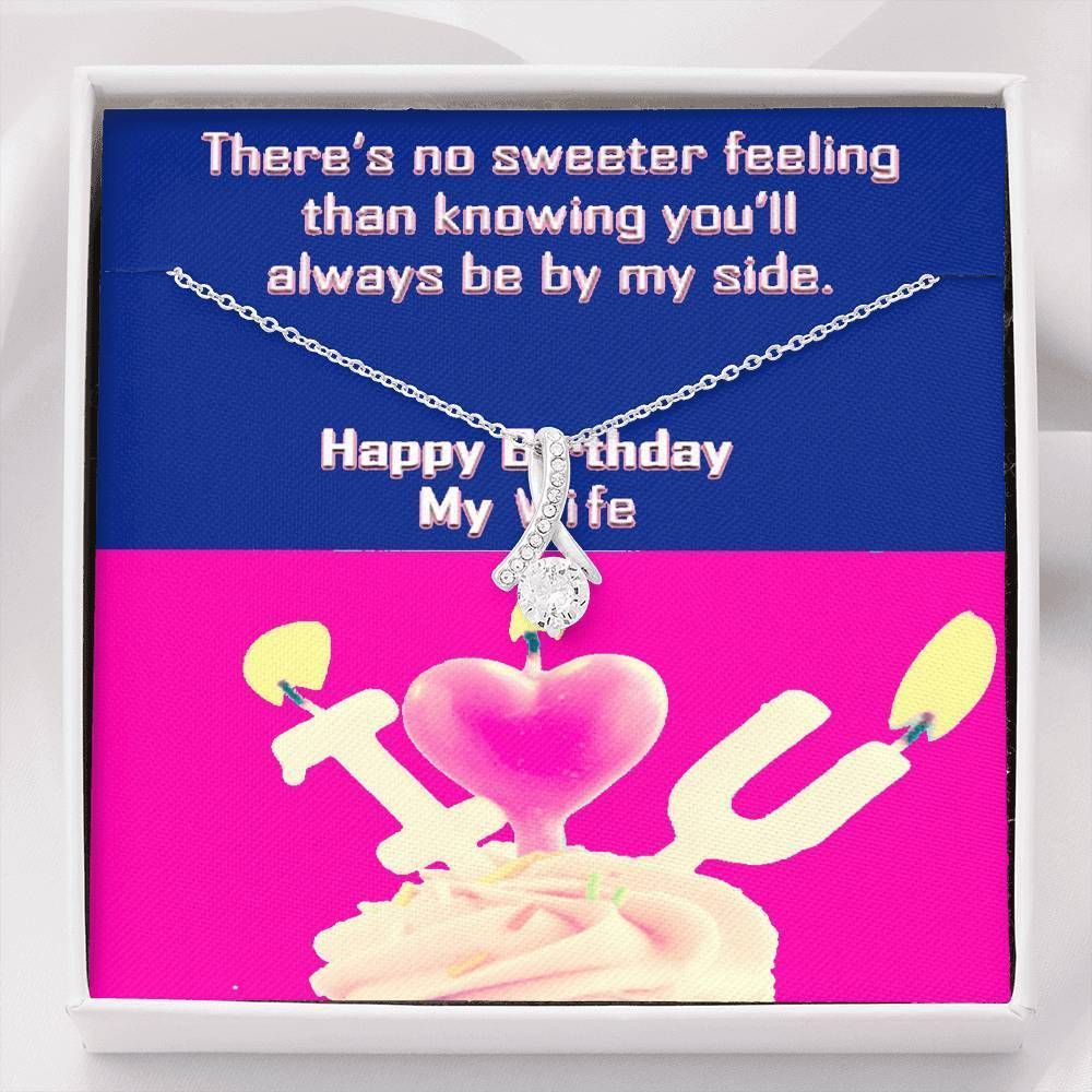 You Stay Always By My Side Alluring Beauty Necklace Birthday Gift For Wife