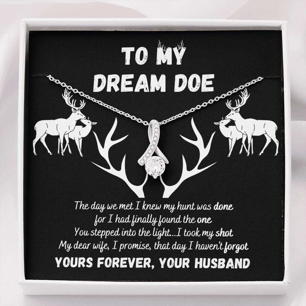 You Stepped Into The Light Alluring Beauty Necklace Gift For Your Dream Doe Wife
