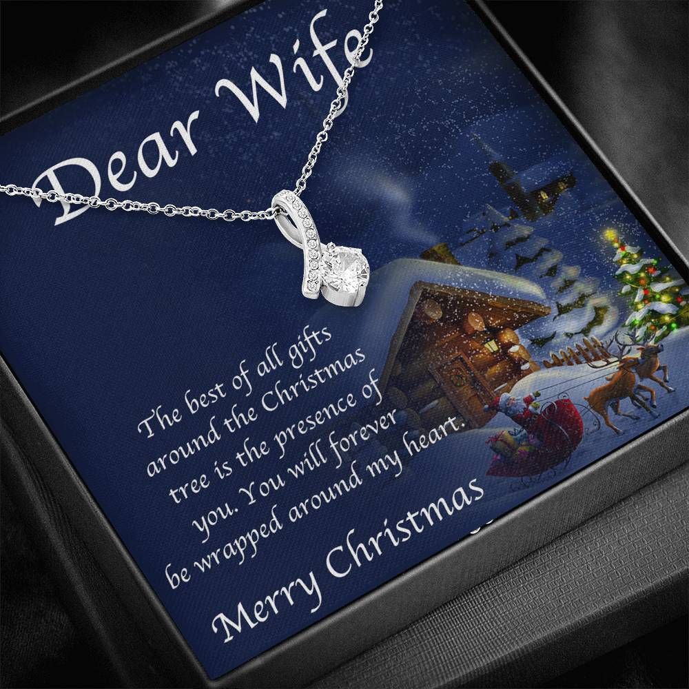 You'll Forever Be Wrapped Around My Heart Giving Wife Alluring Beauty Necklace