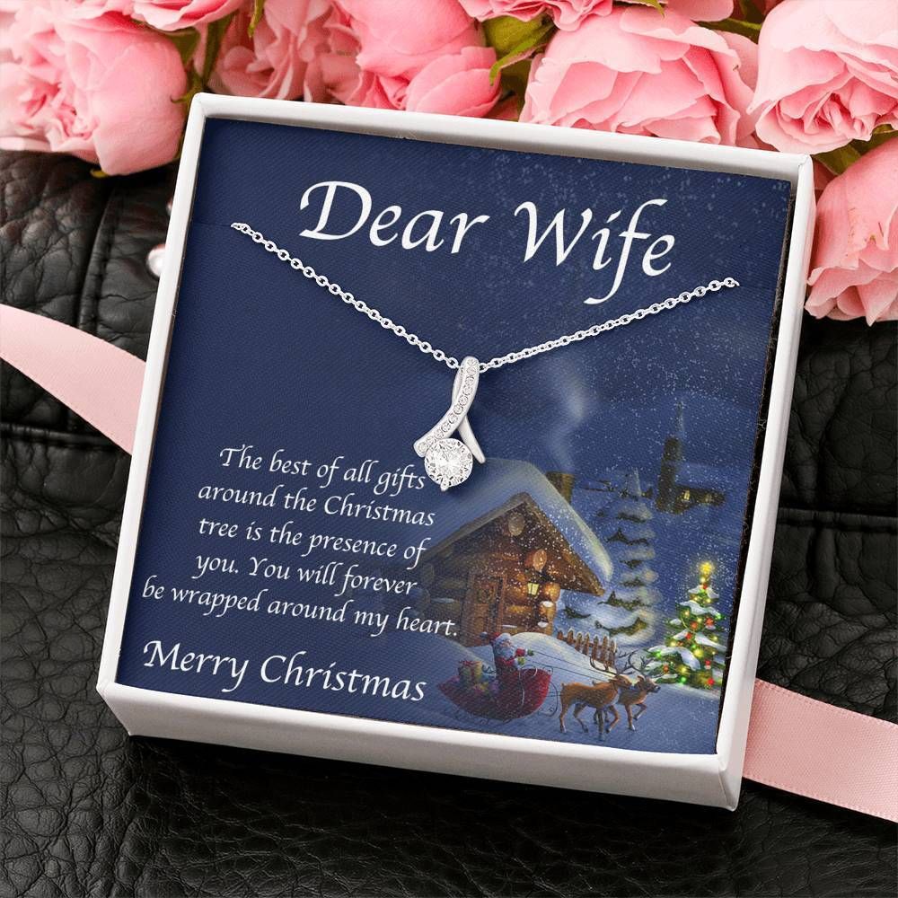 You'll Forever Be Wrapped Around My Heart Giving Wife Alluring Beauty Necklace