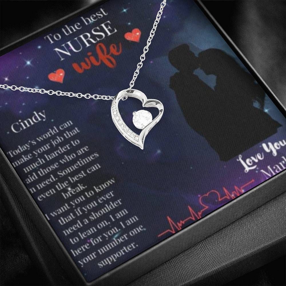 Your Number One Forever Love Necklace Gift For Nurse Wife