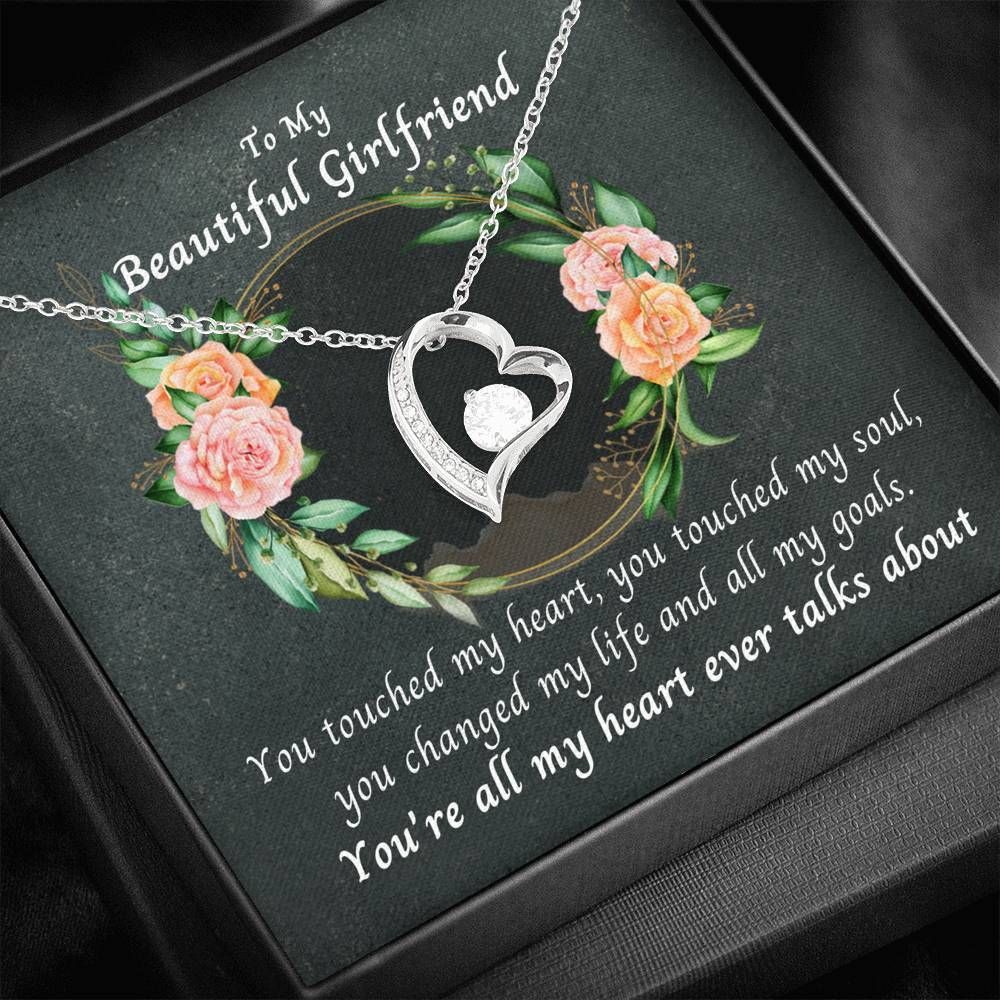 You're All My Heart Ever Talks About Forever Love Necklace For Girlfriend