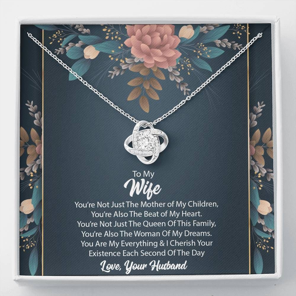 You're Also The Woman Of My Dreams Love Knot Necklace Gift For Wife