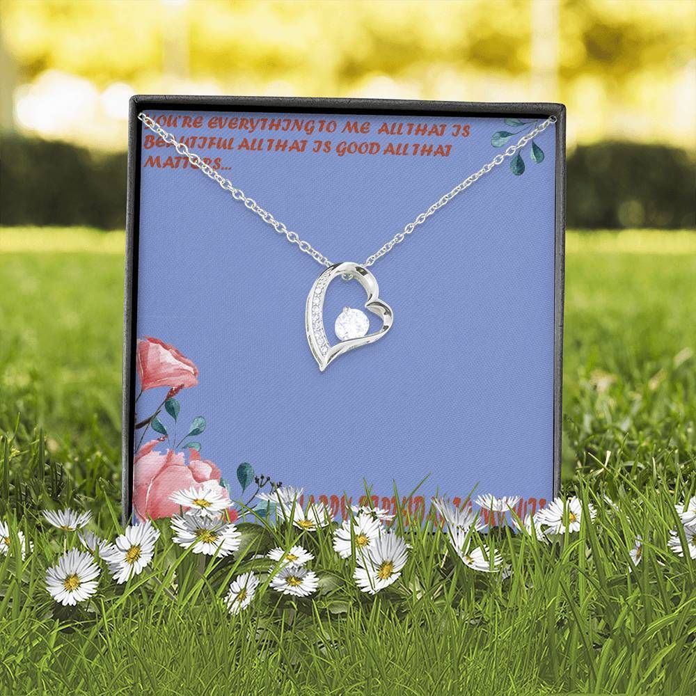 You're Everything To Me Forever Love Necklace For Wife