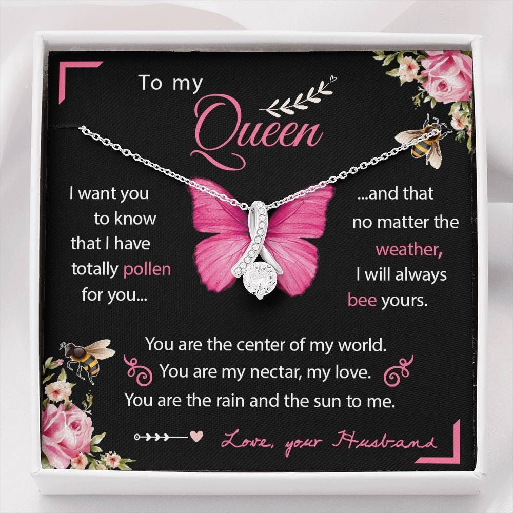 You're The Rain And The Sun To Me Alluring Beauty Necklace Gift For Your Queen