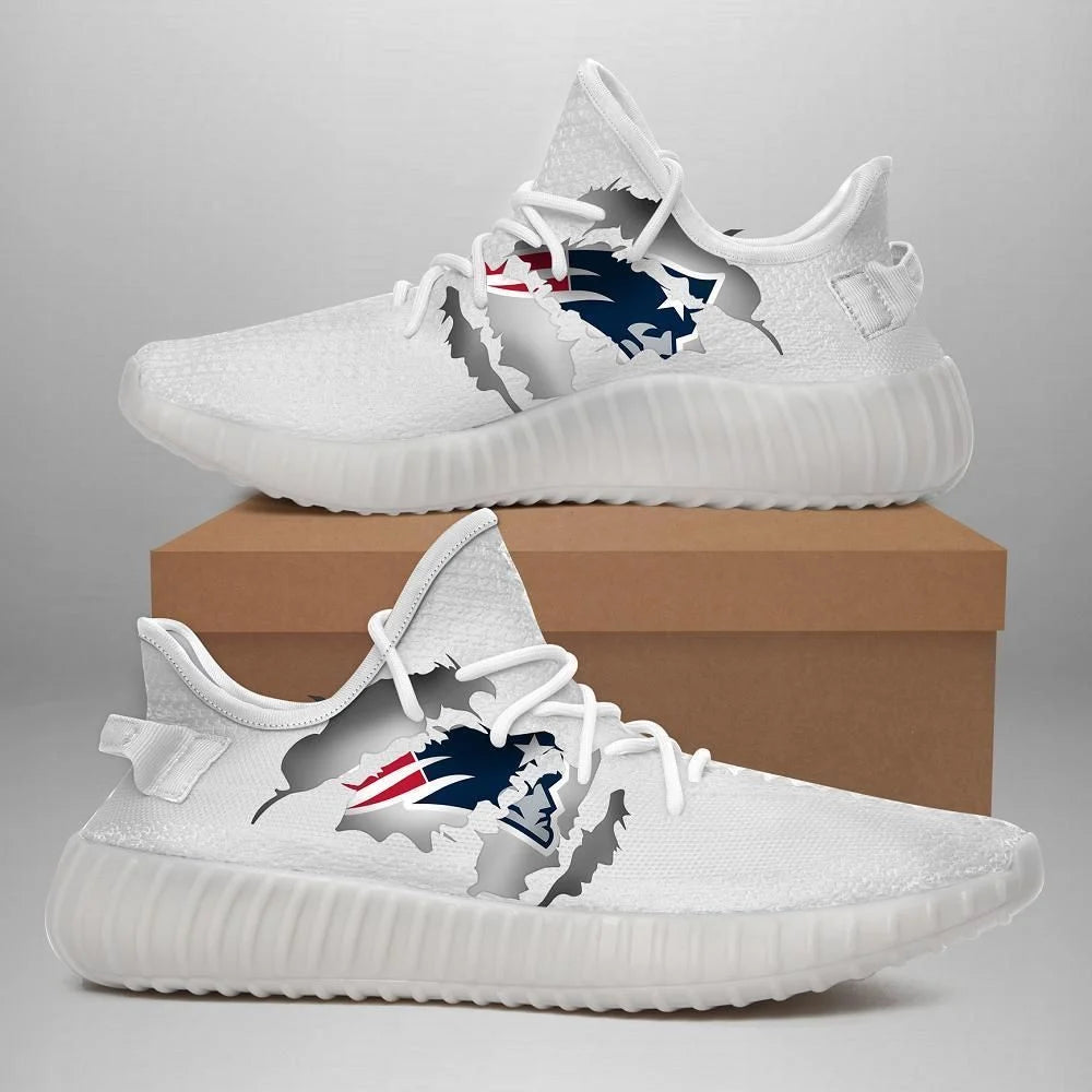 Buy 190703 New England Patriots Yeezy Shoes Sneakers, Custom Yeezy Boost, Hypebeast Shoes, Custom Shoes, Custom Sneaker