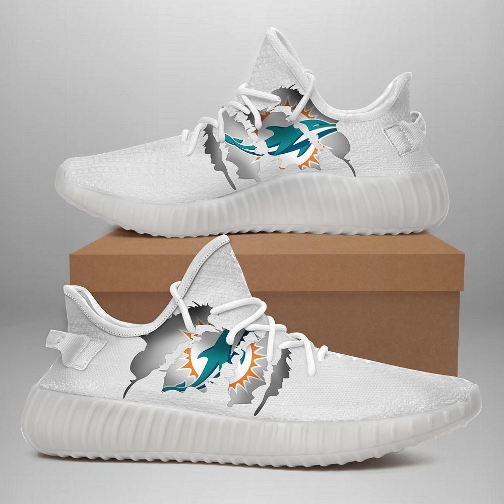 240707 Miami Dolphins Yeezy Shoes Sneakers, Custom Yeezy Boost, Hypebeast Shoes, Custom Shoes, Custom Sneaker