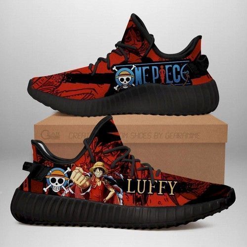 Buy Best Luffy Yeezy Shoes One Piece Anime Shoes Fan Gift Tt04 For Sale