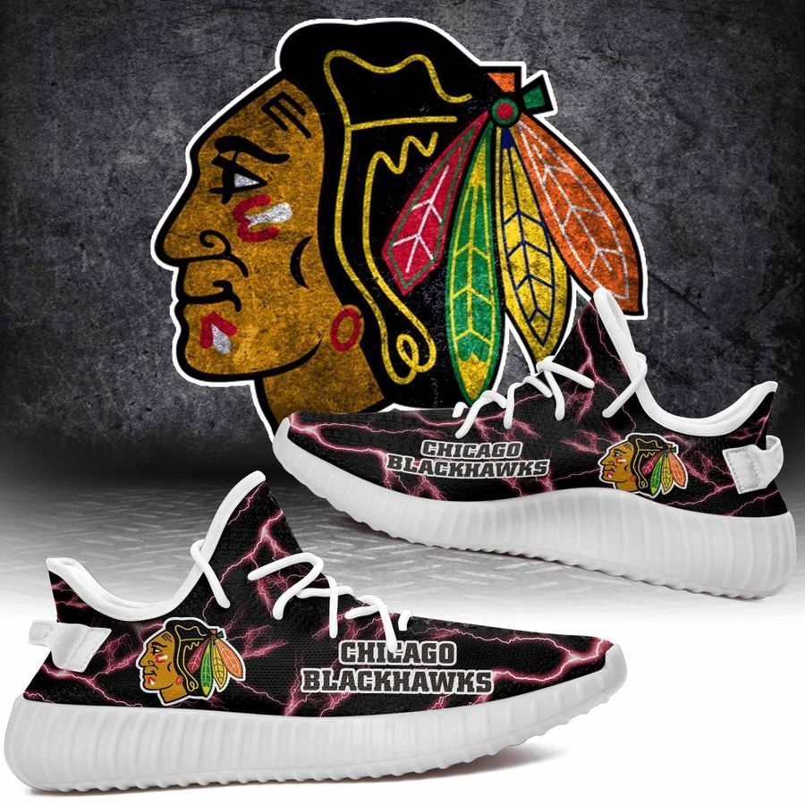 Buy Chicago Blackhawks NHL Like Yeezy Shoes Yeezy Sneakers Shoes