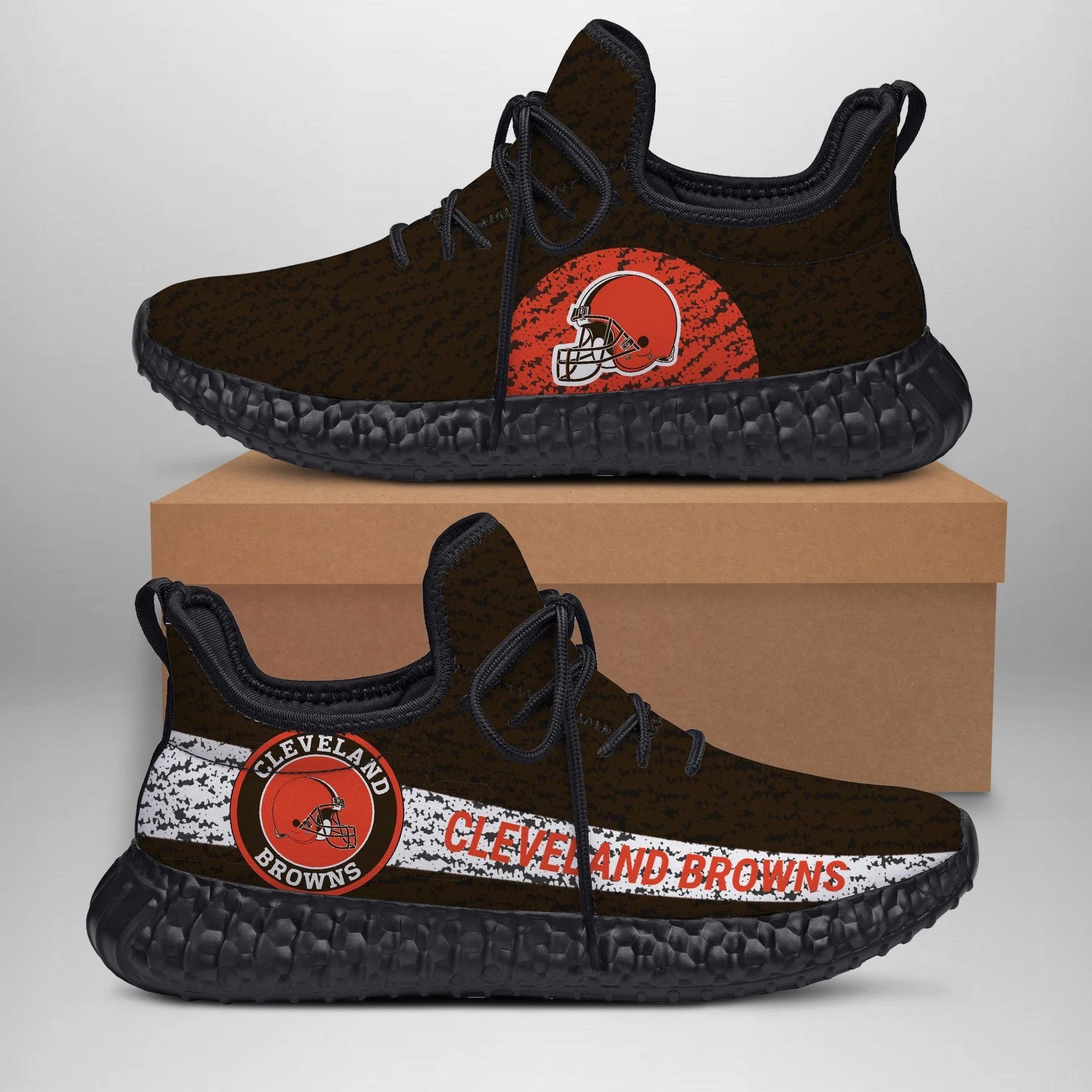 Buy Cleveland Browns Yeezy Shoes Yeezy Boost 350 V2 Top Trending Custom Shoes Gift