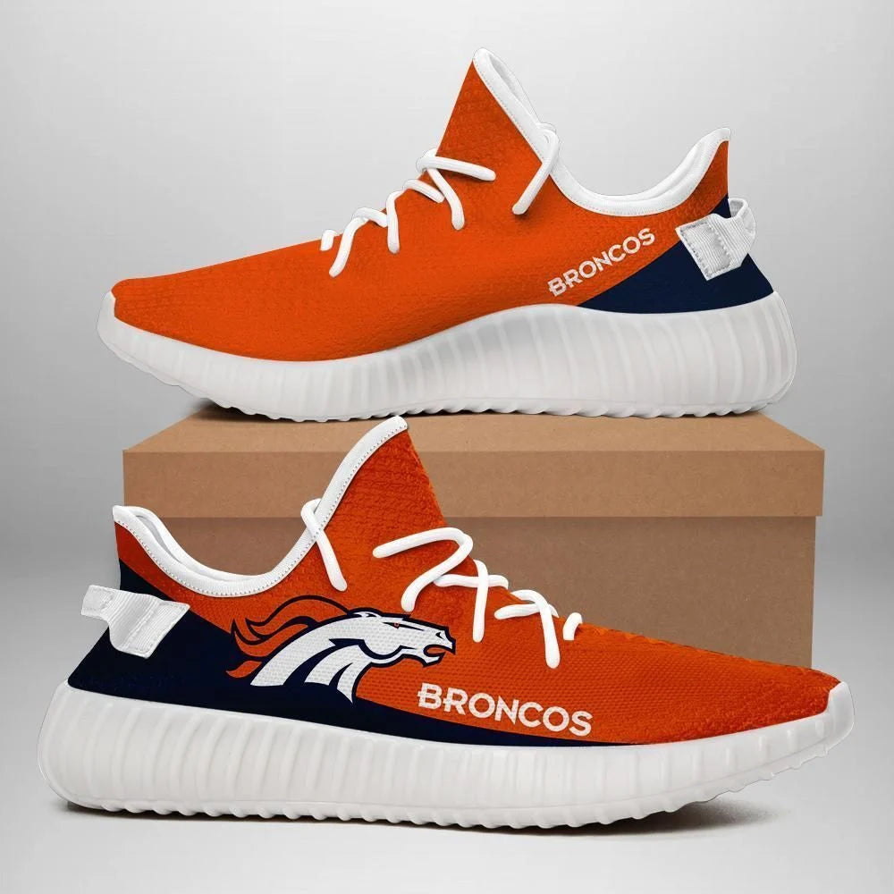 Buy Custom Shoes Yeezy Denver Broncos Custom Yeezy Shoes 01