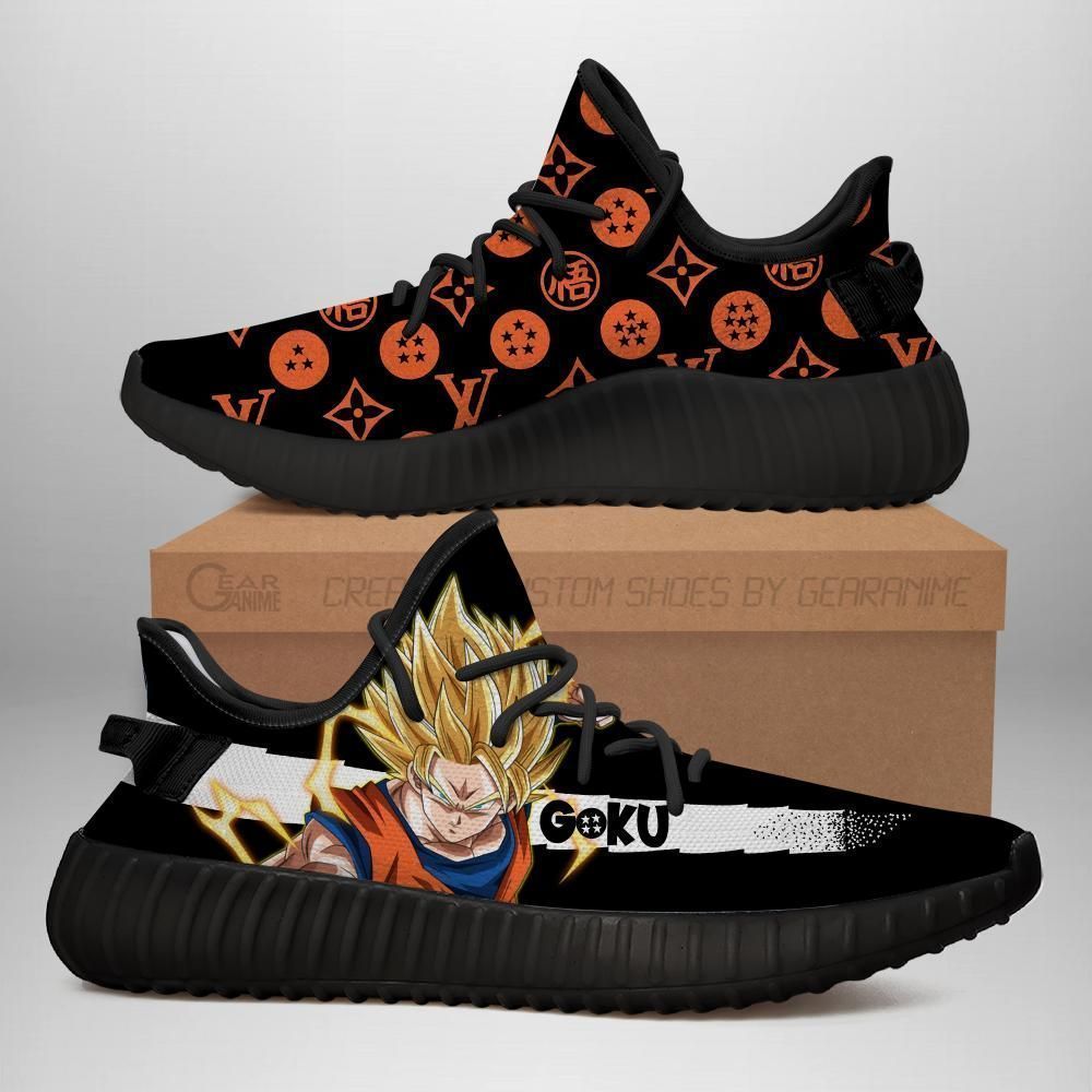 Buy Goku Super Saiyan Dragon Balls Yeezy shoes Sneakers, 350 Yeezy shoes Sneakers, Hypebeast Shoes, Custom Shoes