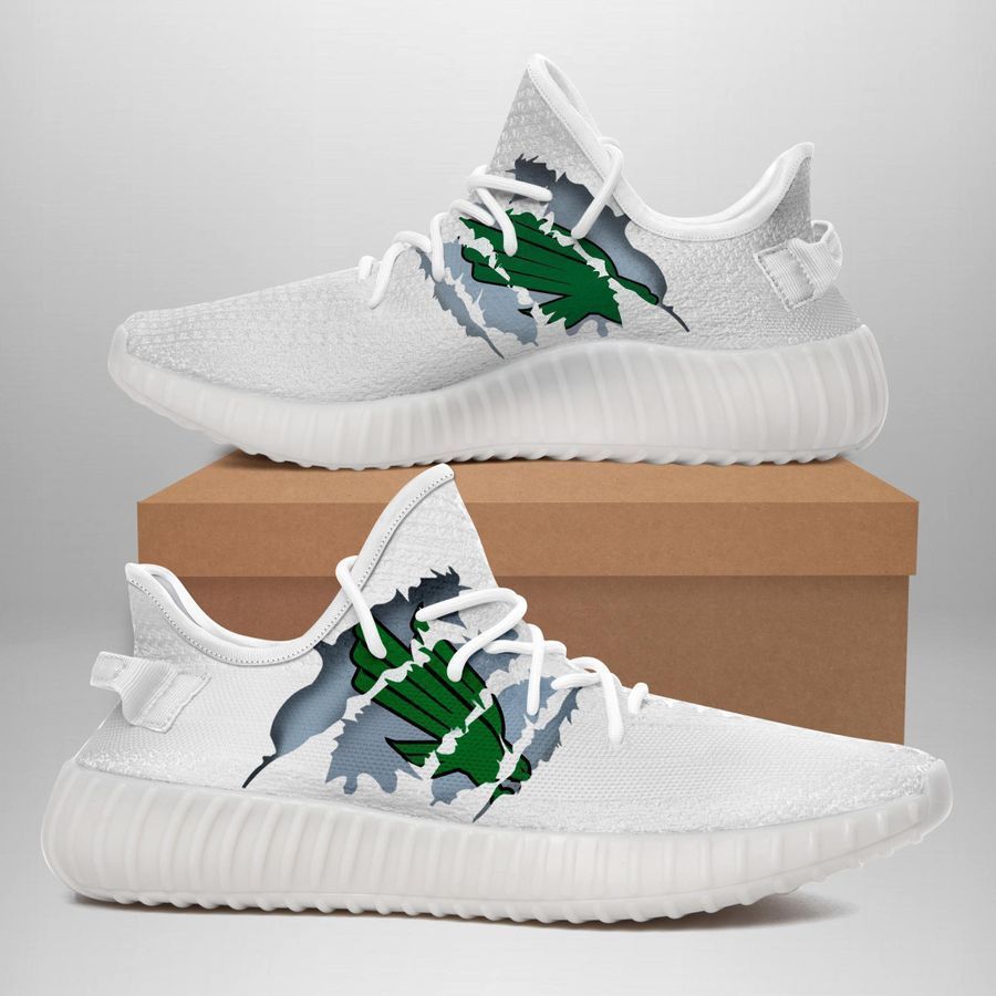 Buy North Texas Mean Green Yeezy Shoes Custom Shoes Yeezy Boost 350 V2 Trends