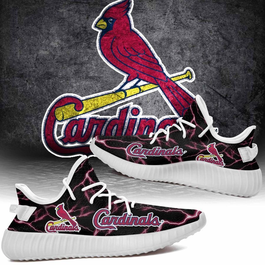 Buy St Louis Cardinals MLB Like Yeezy Shoes Yeezy Sneakers Shoes Kid White Sole Yeezy Sneakers Shoes