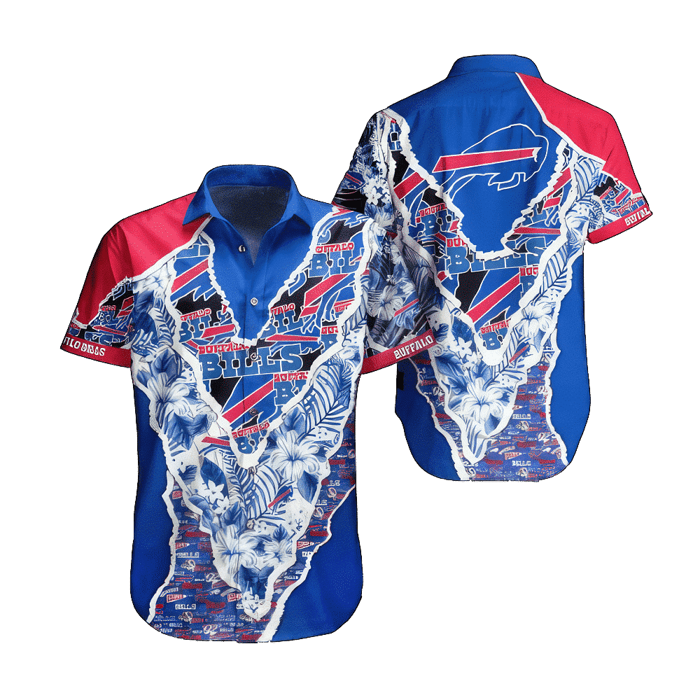 Buffalo Bills Hawaiian Shirt All Over Print Gift For Fans NFL 242