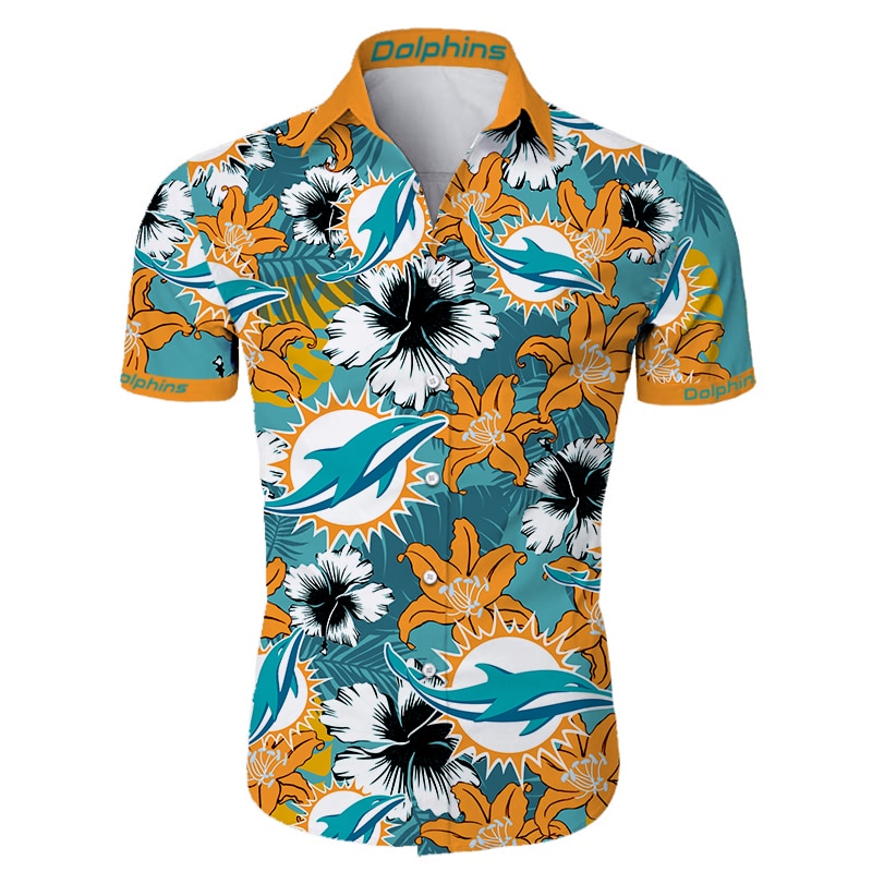 Great Miami Dolphins Hawaiian Shirt For Sale