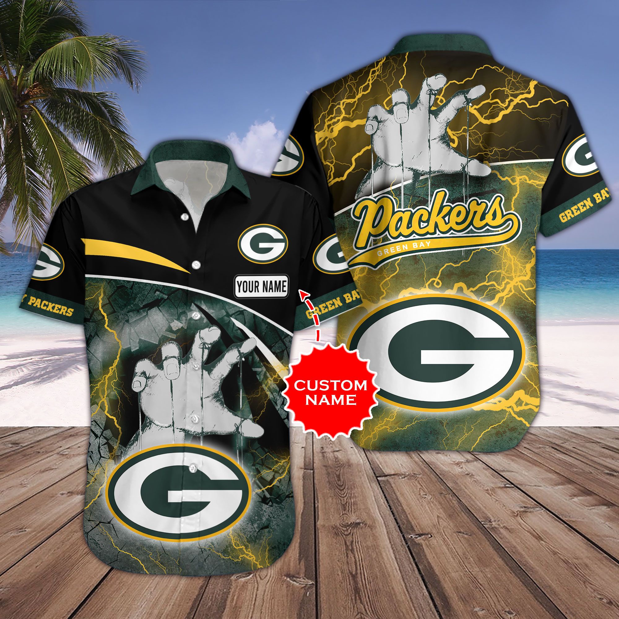 Green Bay Packers NFL Hawaiian Shirt and Short