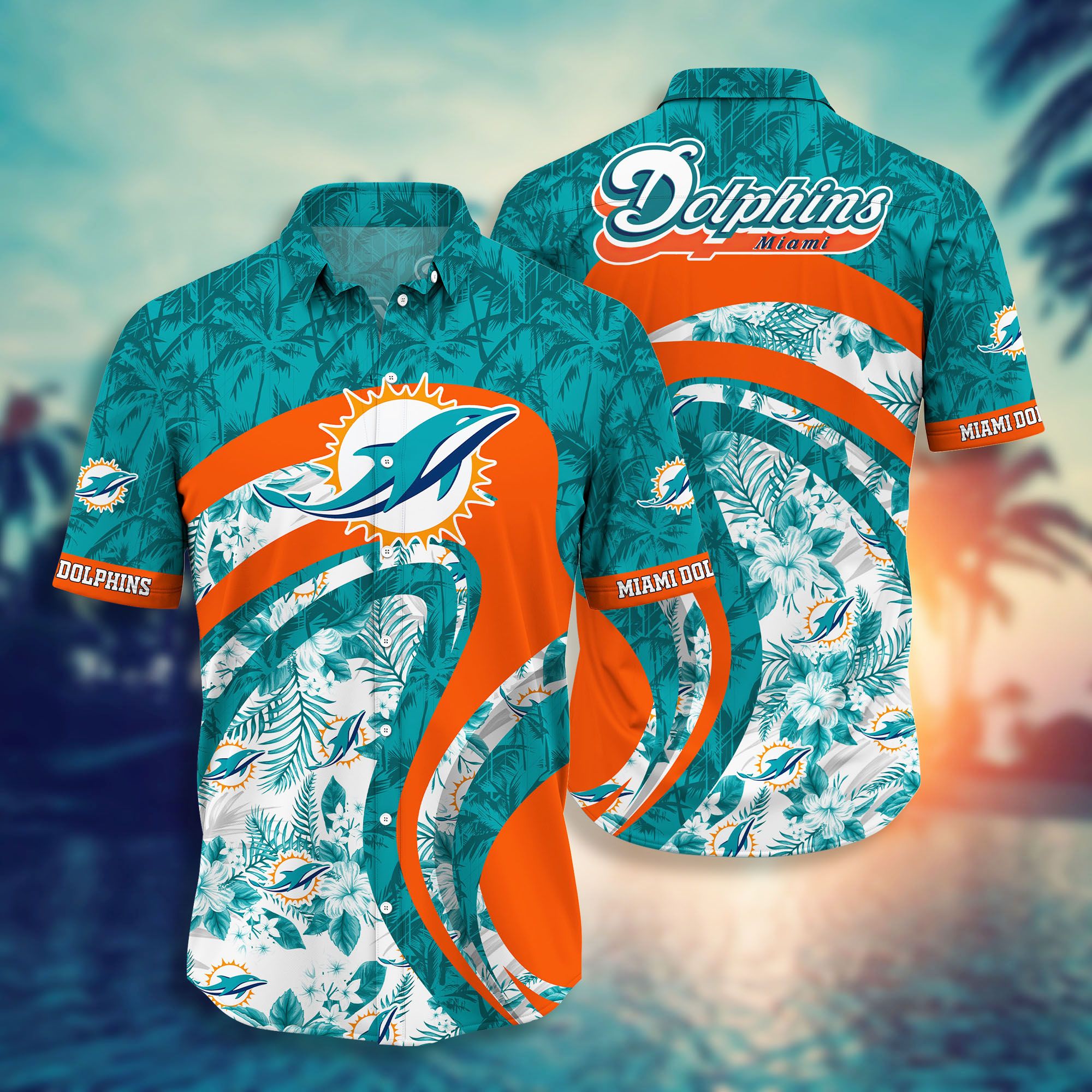 Miami Dolphins Hawaiian Shirt NFL Style Hot Trending