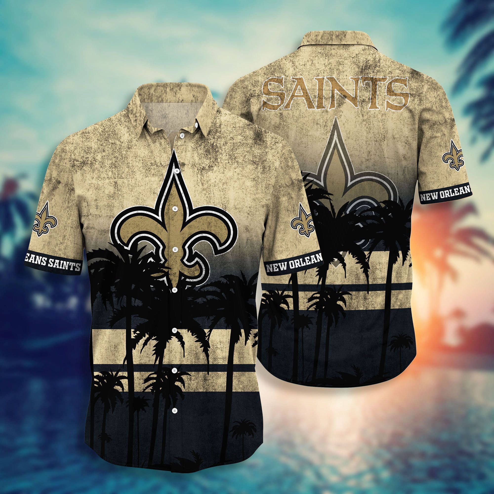 New Orleans Saints NFL Hawaiian Shirt Men