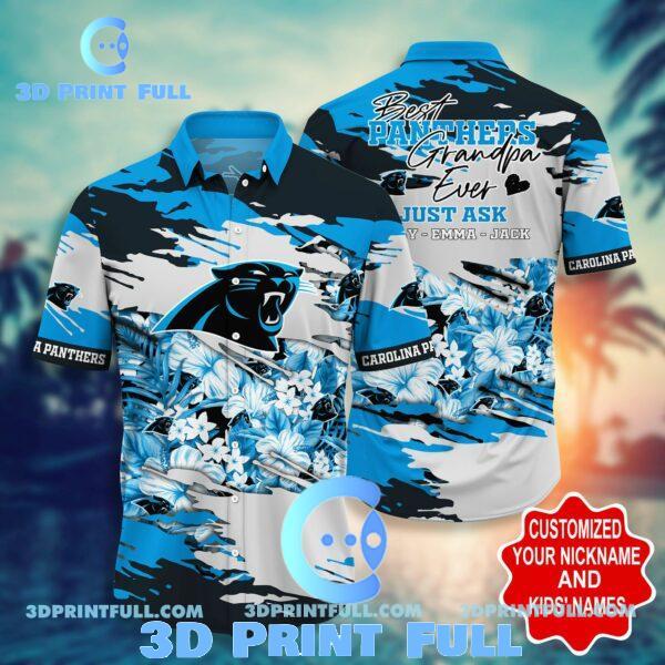 NFL Carolina Panthers Hawaiian Shirt Personalized