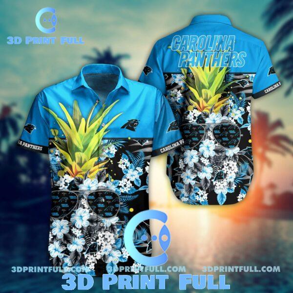 NFL Carolina Panthers Hawaiian Shirt Pineapple Trending