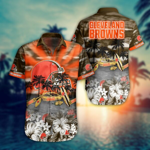 NFL Cleveland Browns Hawaiian Shirt Summer FVJ3