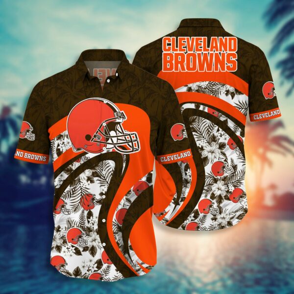 NFL Cleveland Browns Hawaiian Shirt Style Hot Trending