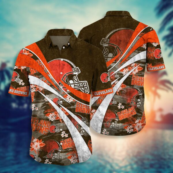NFL Cleveland Browns Hawaiian Shirt Style Trending