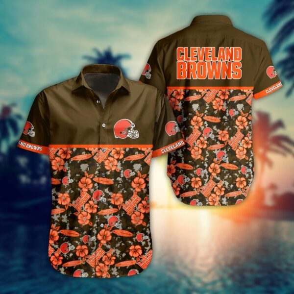 NFL Cleveland Browns Hawaiian Shirt Trending Style Summer