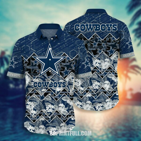 NFL Dallas Cowboys Hawaiian Shirt Style Hot Trending 02