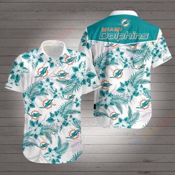 NFL Miami Dolphins Hawaiian All over print Shirt