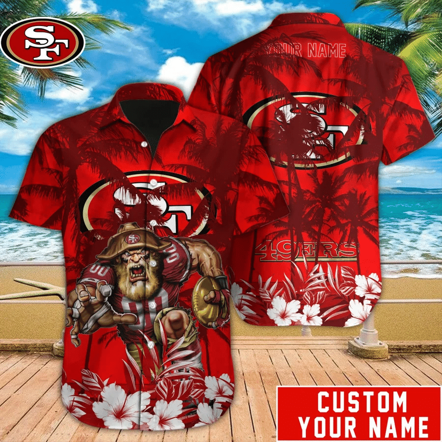 San Francisco 49ers Hawaiian Shirt For Men