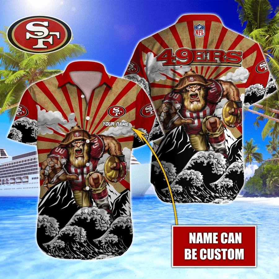 San Francisco 49ers Men Hawaiian Shirt