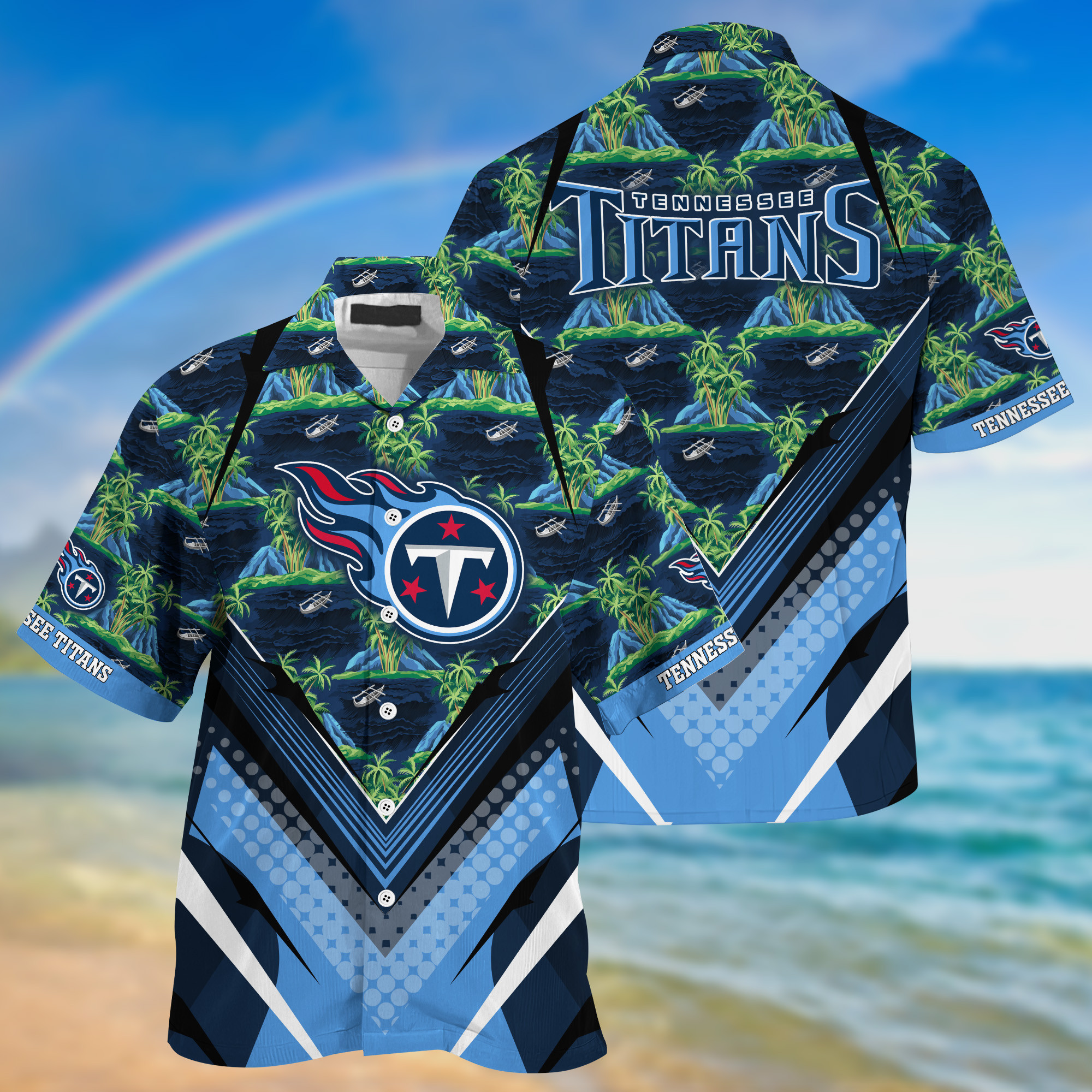 Tennessee Titans NFL Summer Hawaiian Shirt And Shorts