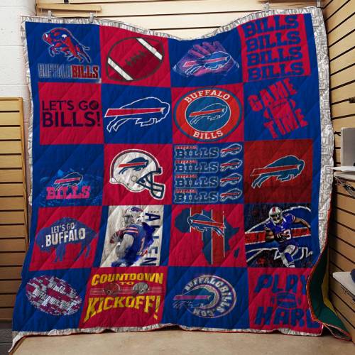 Buffalo Bills Gift For Fan Personalized Quilt Blanket FV02