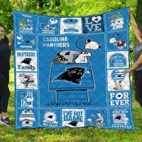 Carolina Panthers Gift For Fan Personalized Quilt Blanket FV08