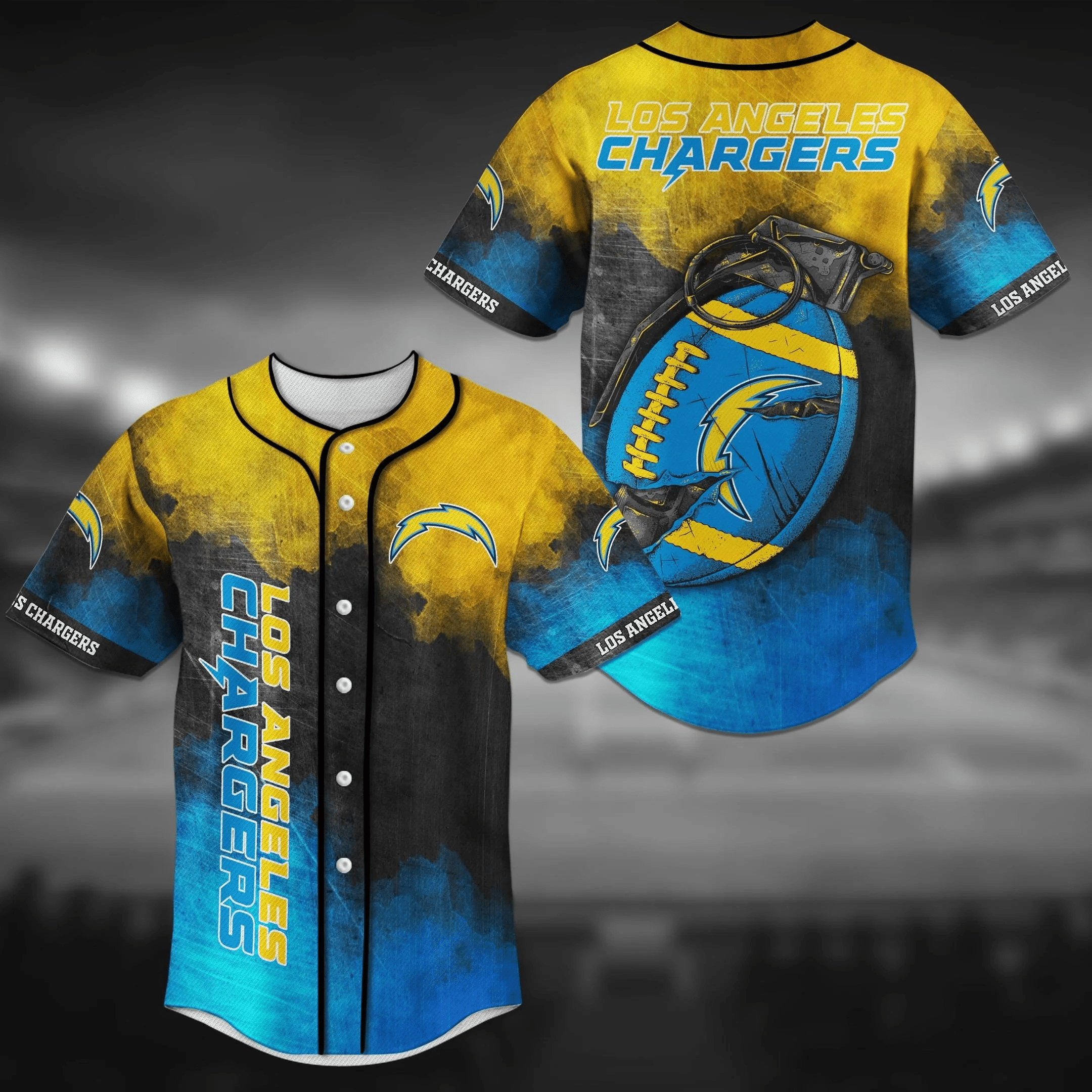 Los Angeles Chargers NFL Baseball Jersey Shirt