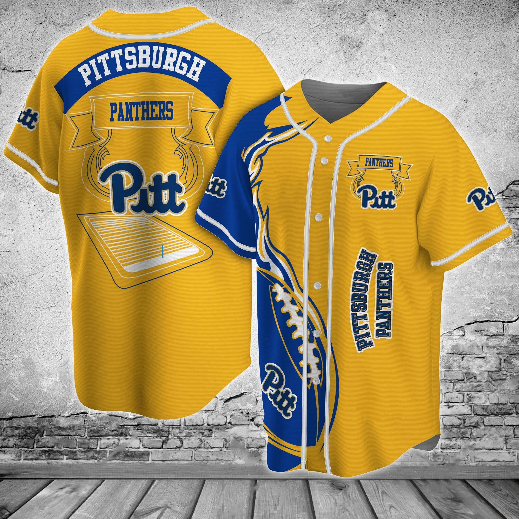  Pittsburgh Panthers NCAA Baseball Jersey Shirt Classic