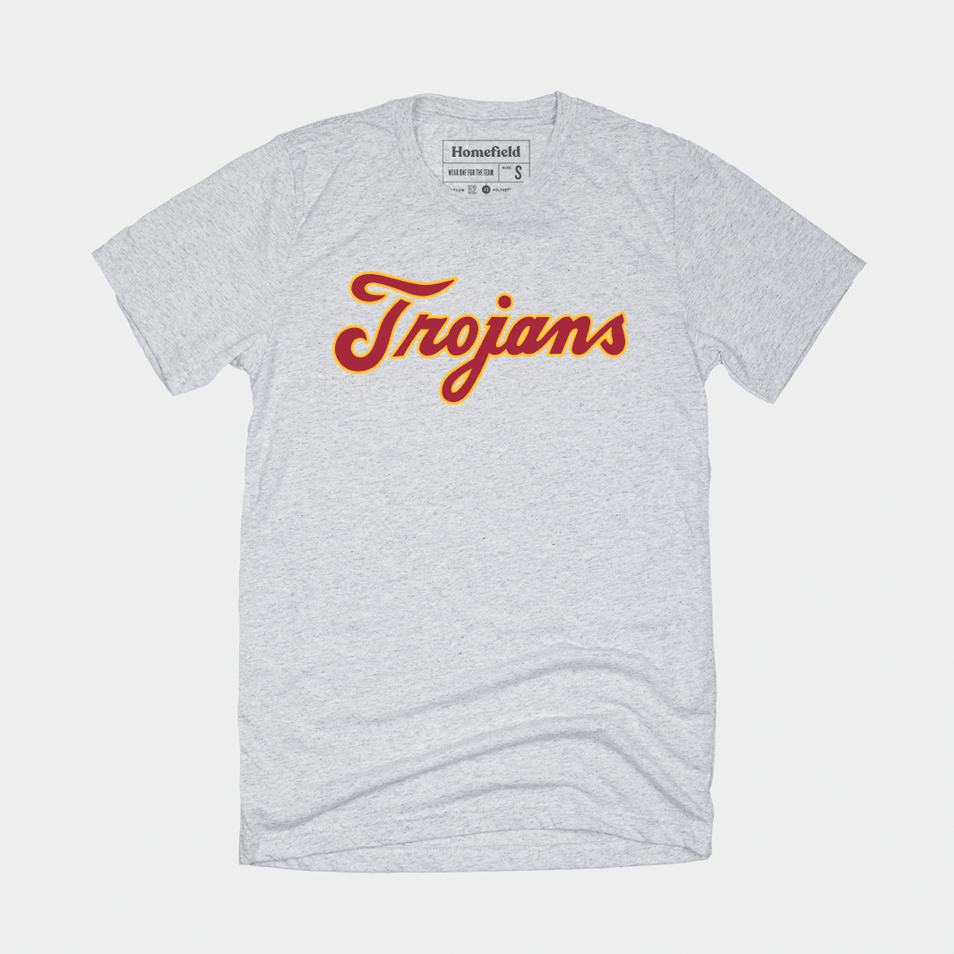 Vintage USC Trojans Baseball Script T Shirt