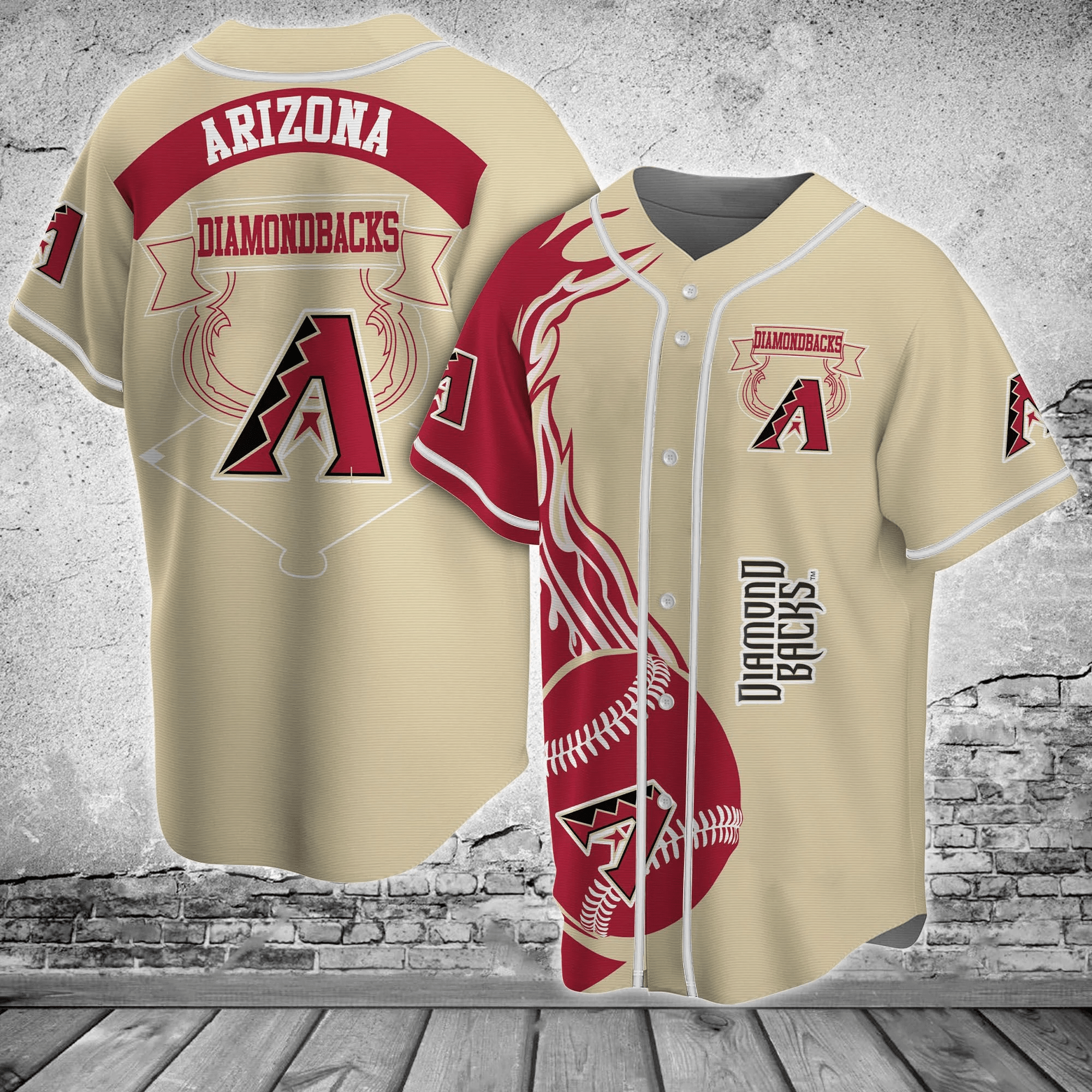 Arizona Diamondbacks MLB Baseball Jersey Shirt Classic FVJ